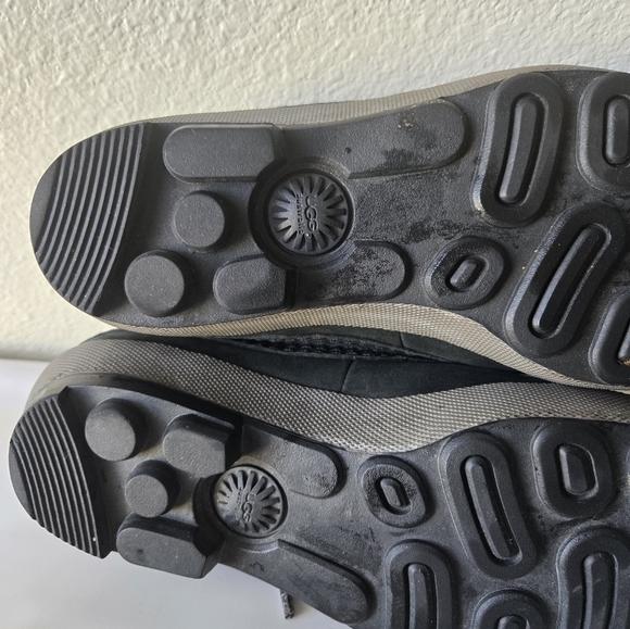 Ugg Australia Magpie Waterproof Ankle Duck Boots Black Nubuck Leather Size 6 - Picture 10 of 15